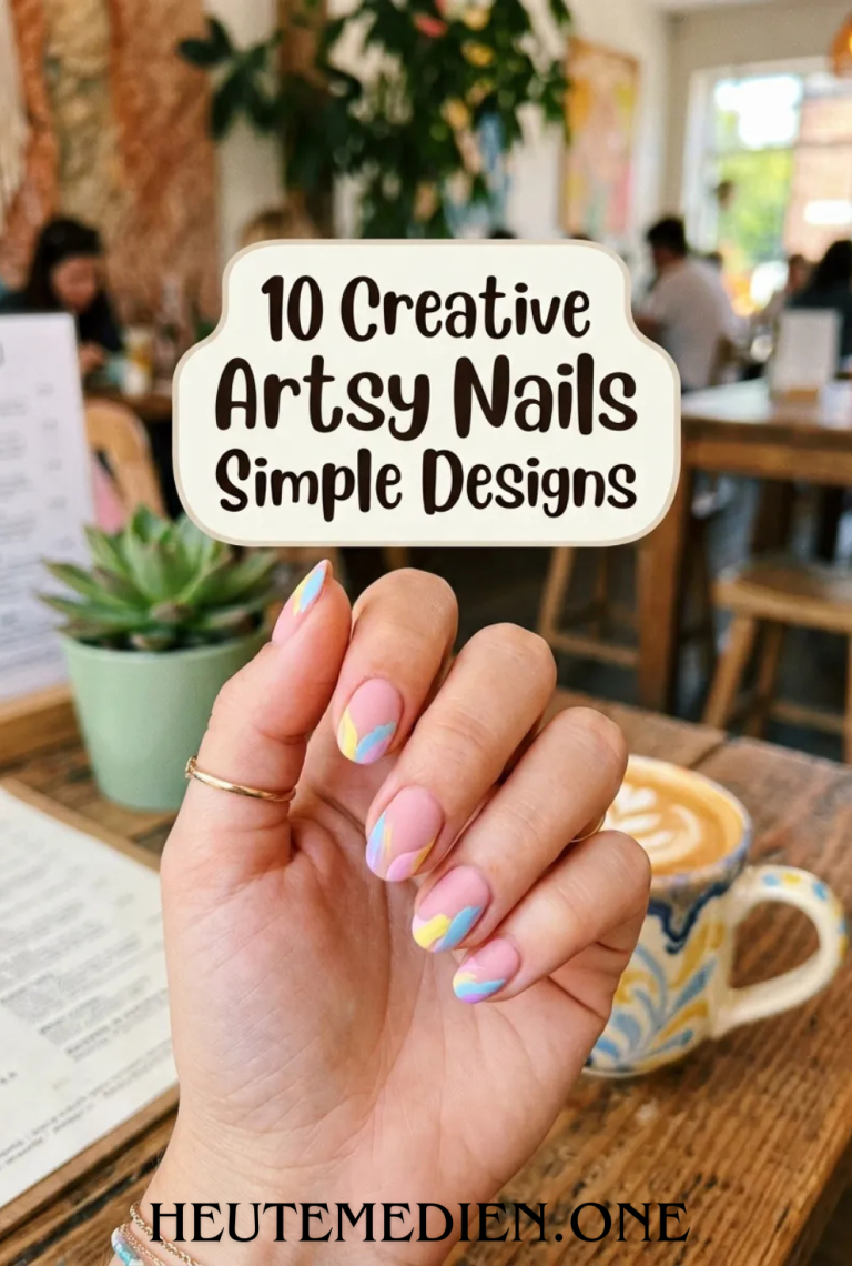 10 Artsy Nails Simple Ideas