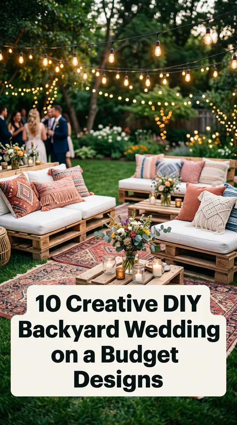10 DIY Backyard Wedding on a Budget Ideas