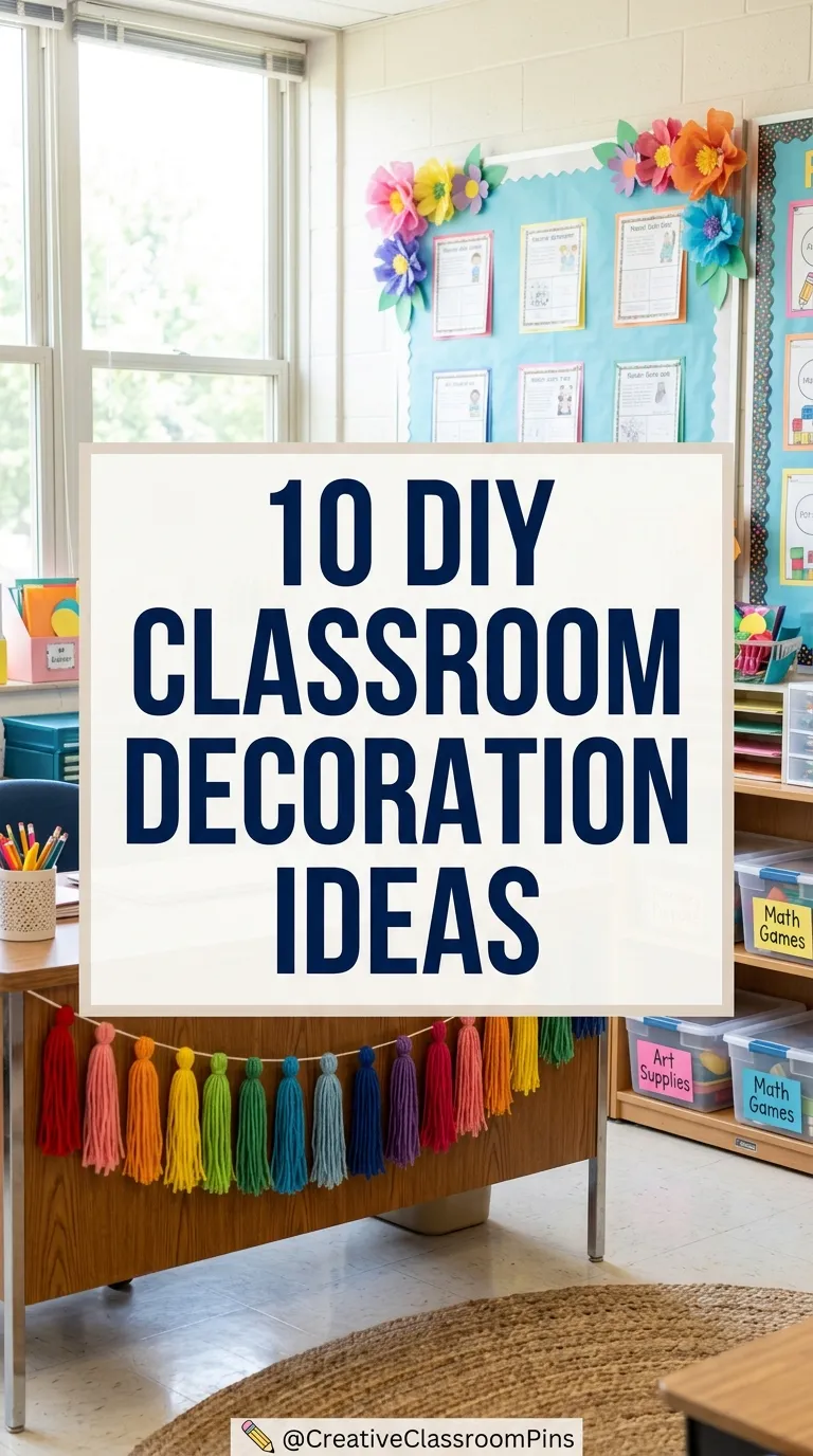 10 DIY Classroom Decoration Ideas