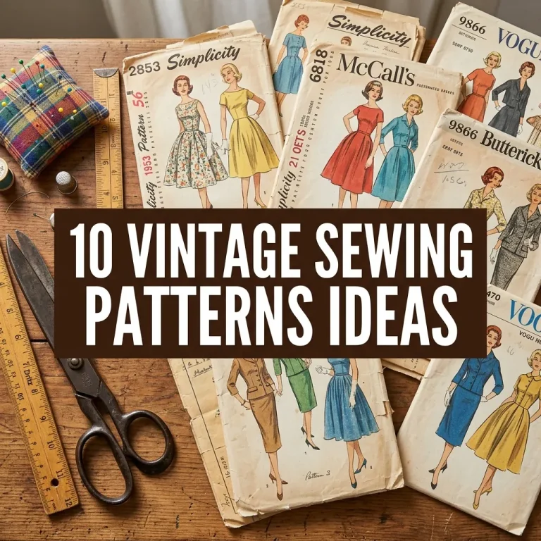 10 Vintage Sewing Patterns Ideas