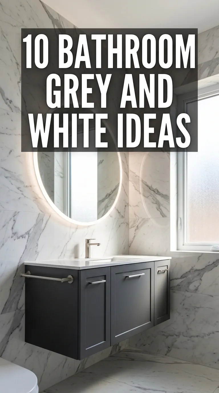 10 Bathroom Grey And White Ideas