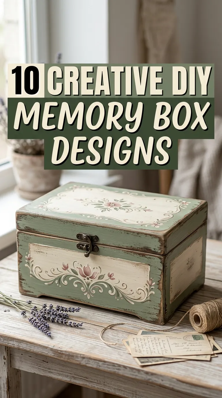 10 Memory Box Ideas DIY Paint
