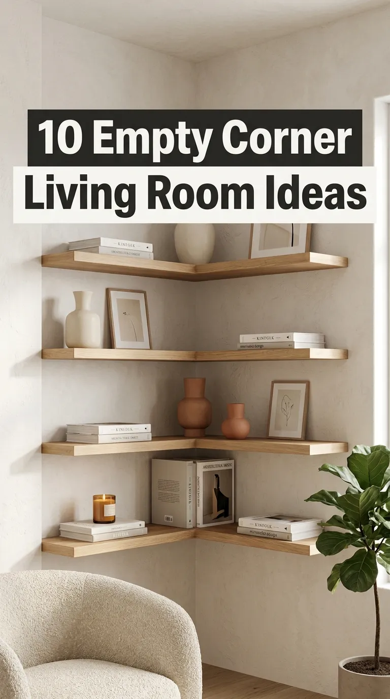 10 Empty Corner Living Room Ideas