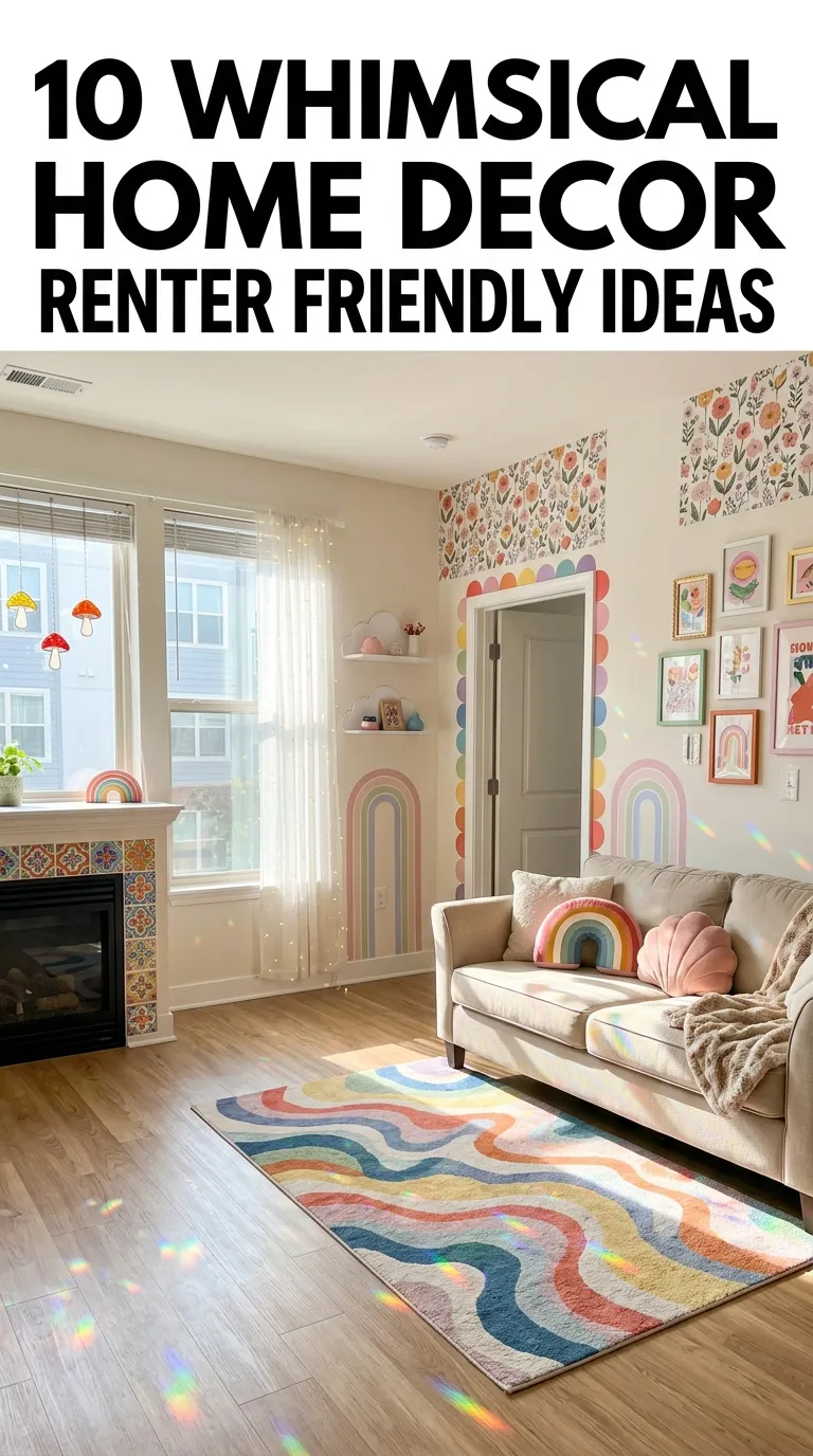 10 Whimsical Home Decor Renter Friendly Ideas