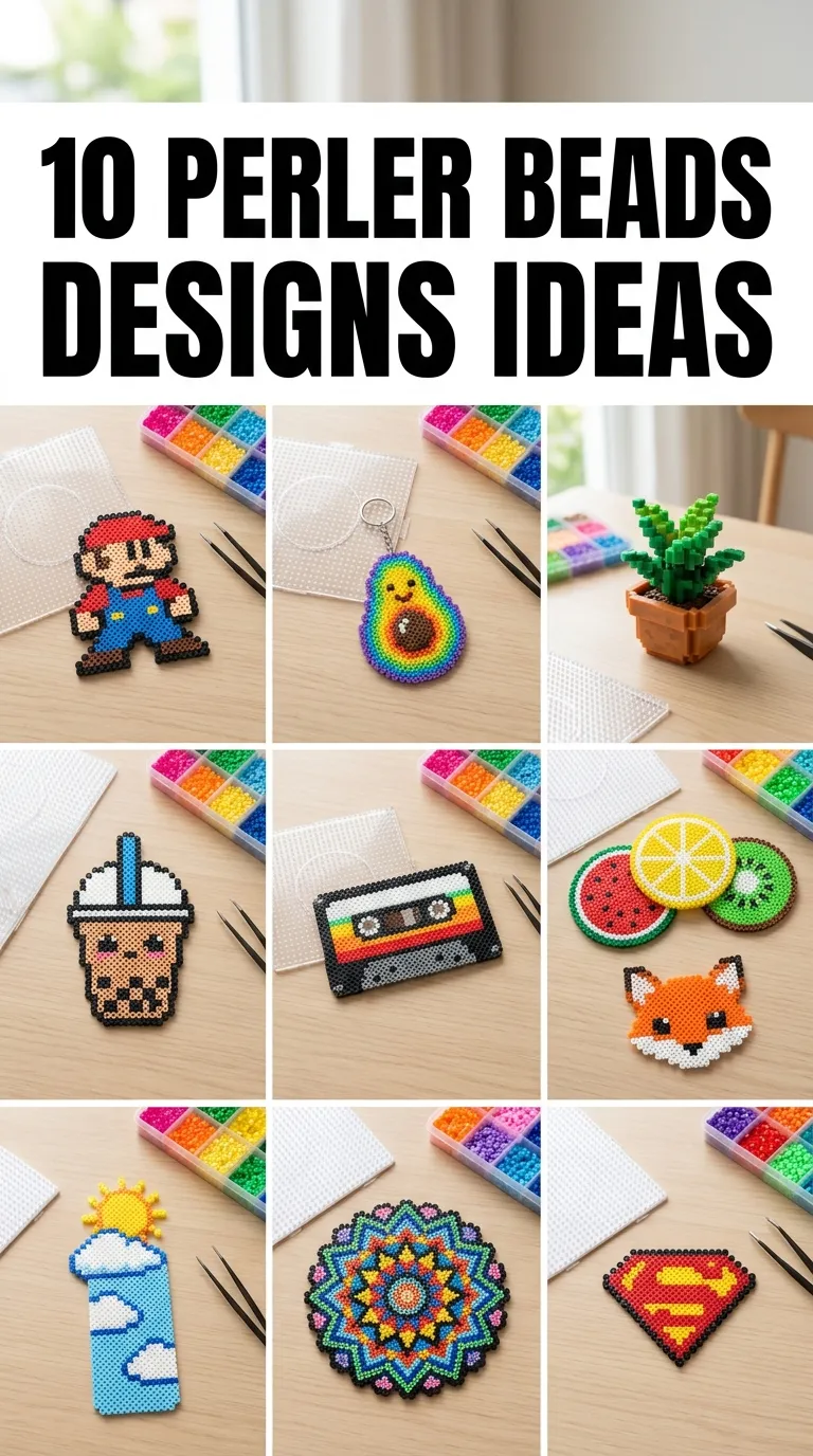 10 Perler Beads Designs Ideas