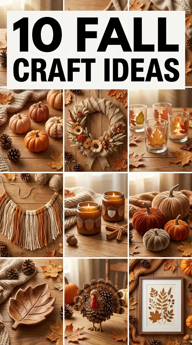 10 Fall Craft Ideas