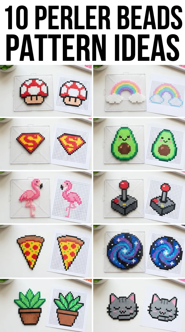 10 Perler Beads Pattern Ideas