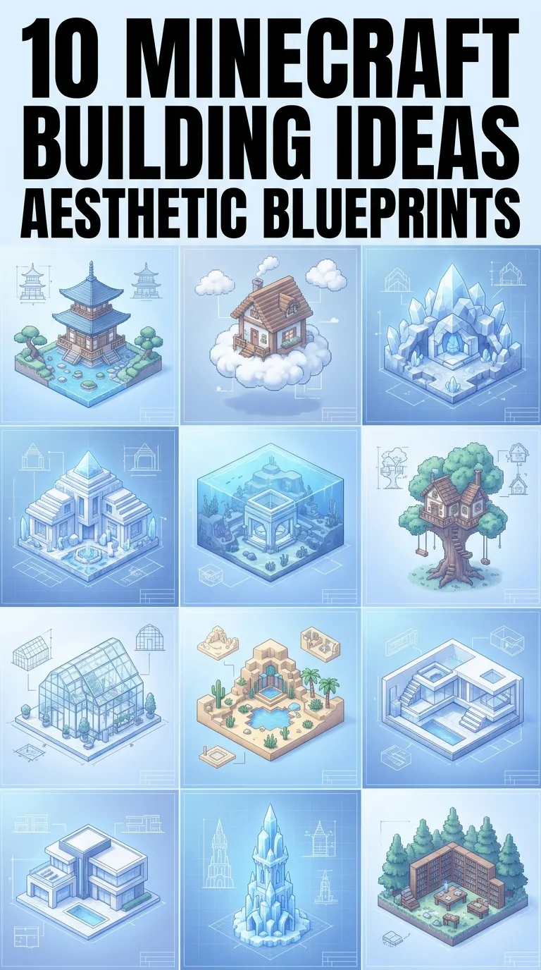 10 Minecraft Building Ideas Aesthetic Blueprints