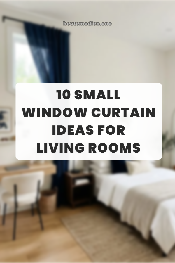 10 Small Window Curtain Ideas for Living Rooms
