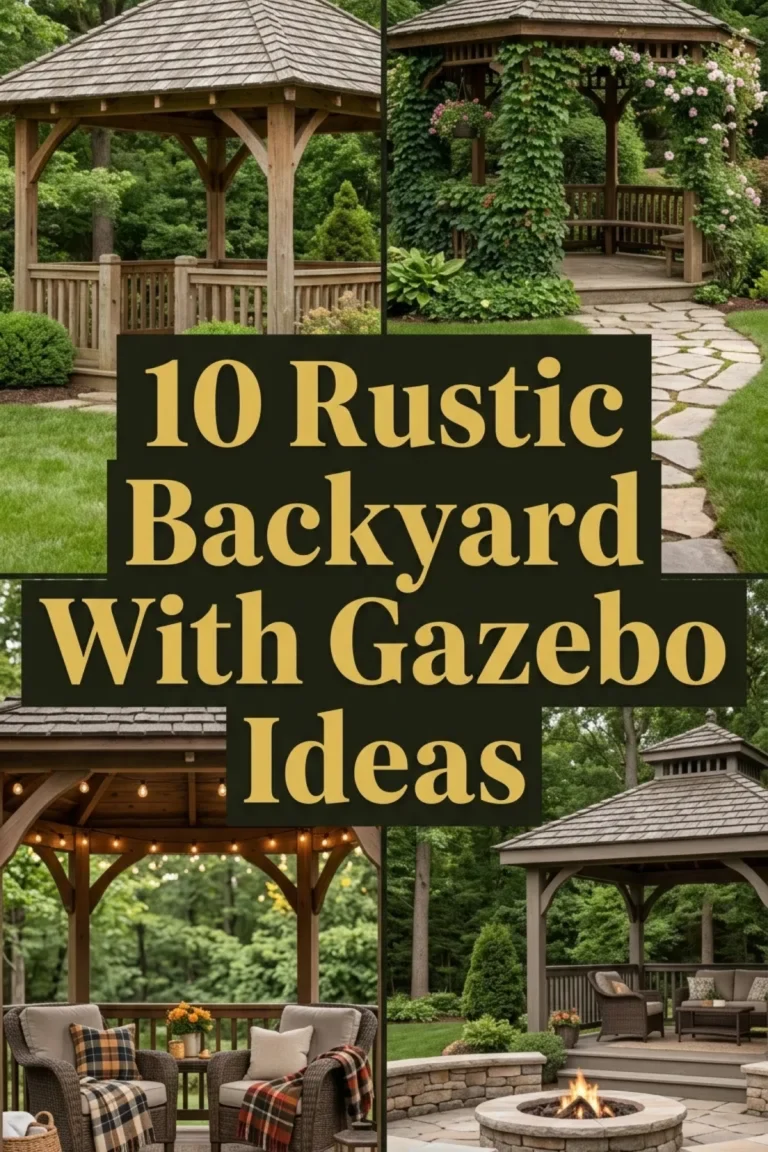 10 Backyard With Gazebo Ideas