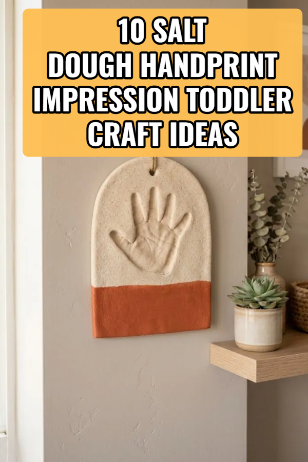10 Salt Dough Handprint Impression Toddler Craft Ideas