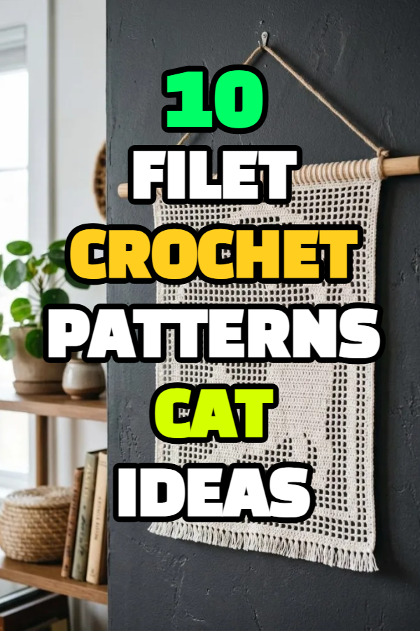 10 Filet Crochet Patterns Cat Ideas