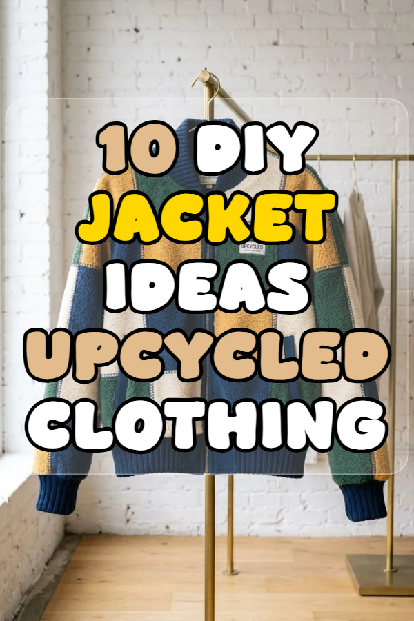 10 Diy Jacket Ideas Upcycled Clothing