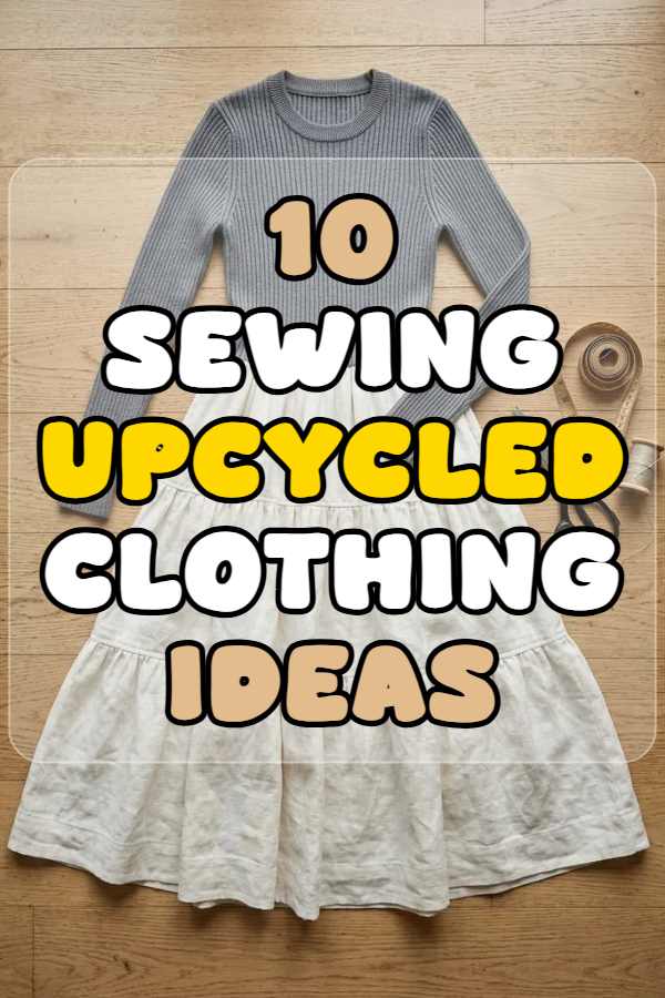 10 Sewing Upcycled Clothing Ideas