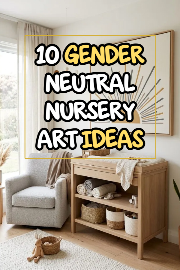 10 Gender Neutral Nursery Art Ideas