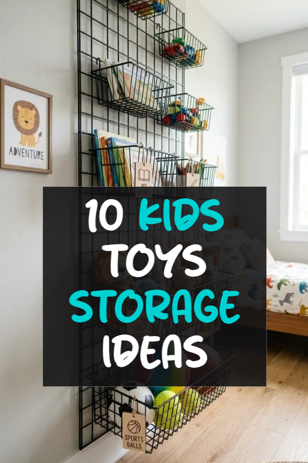 10 Kids Toys Storage Ideas