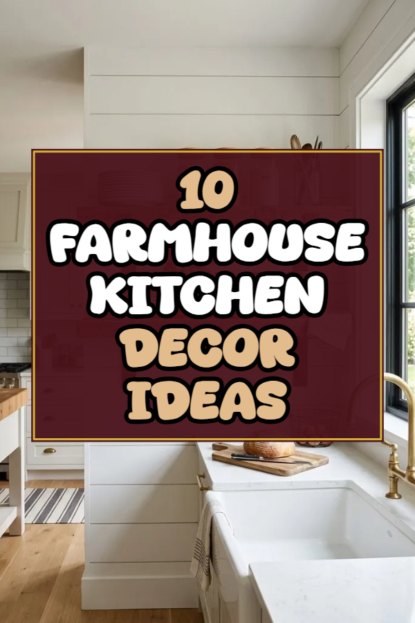 10 Farmhouse Kitchen Decor Ideas