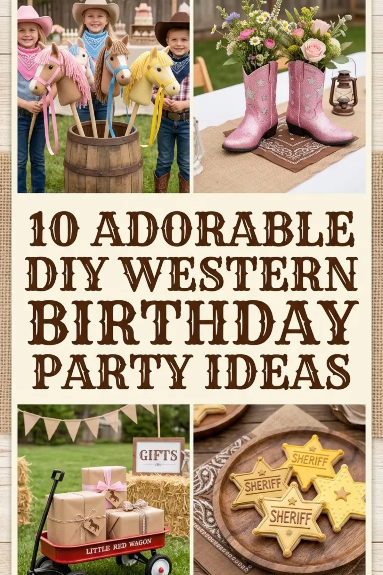 10 Diy Western Birthday Party Ideas
